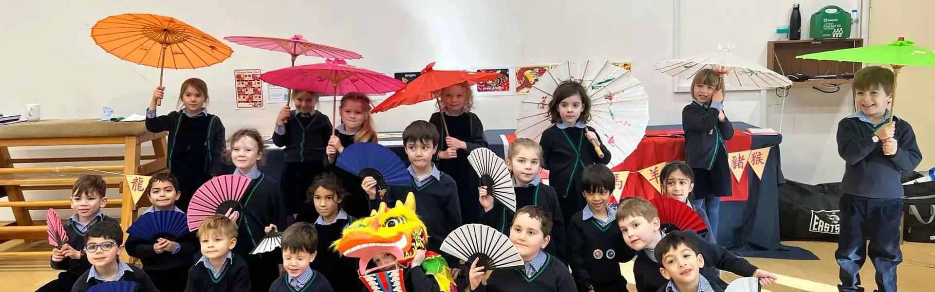 The Pre-Prep and Prep school celebrated Chinese New Year with fun activities. 