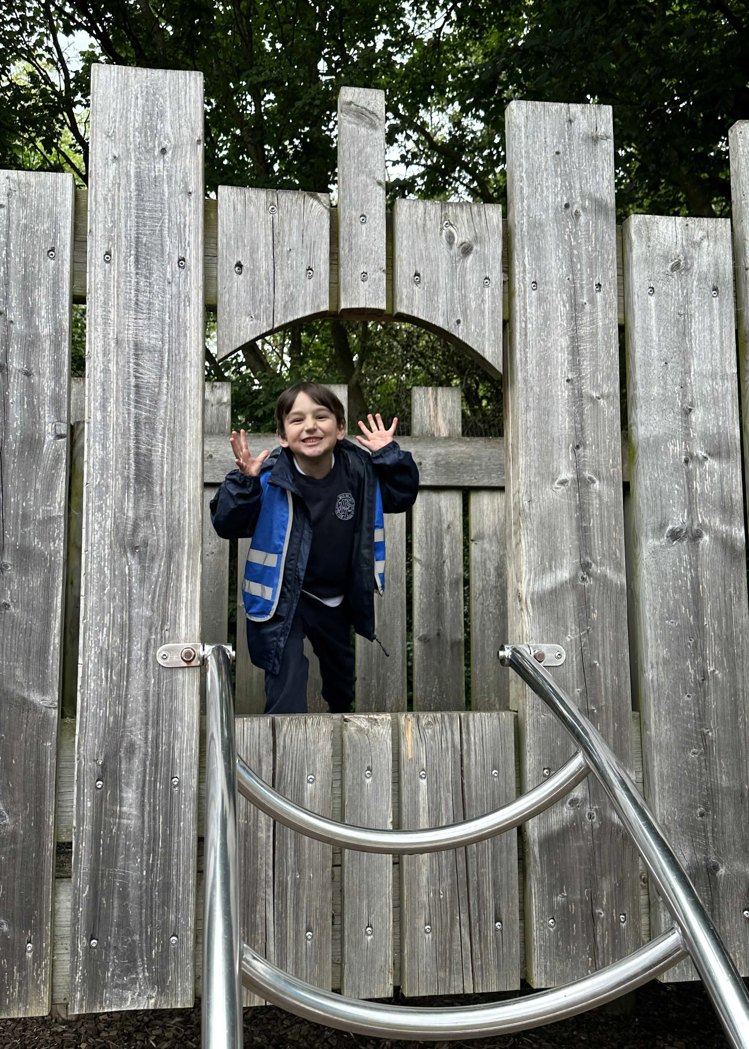 Kindergarten pupil playing at Battersea Park Zoo |  Ibstock Place School, a private school near Richmond, Barnes, Putney, Kingston, and Wandsworth on an overseas trip. 