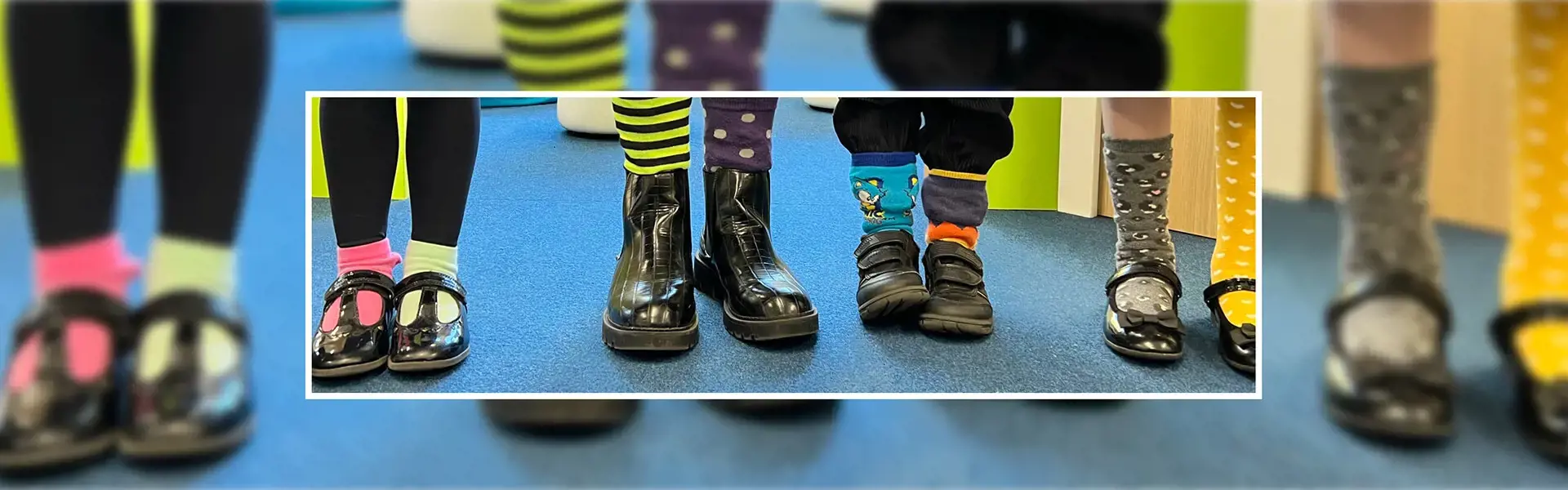 Odd Sock Day 2023 at Ibstock Place School, an independent school in Roehampton