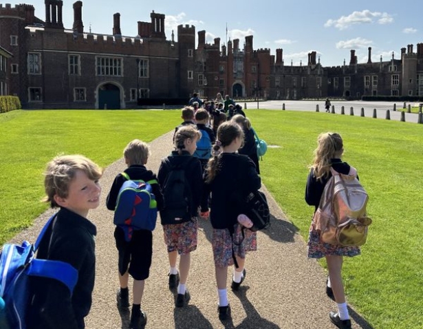 Pre-prep pupils of Ibstock Place School on a day trip.