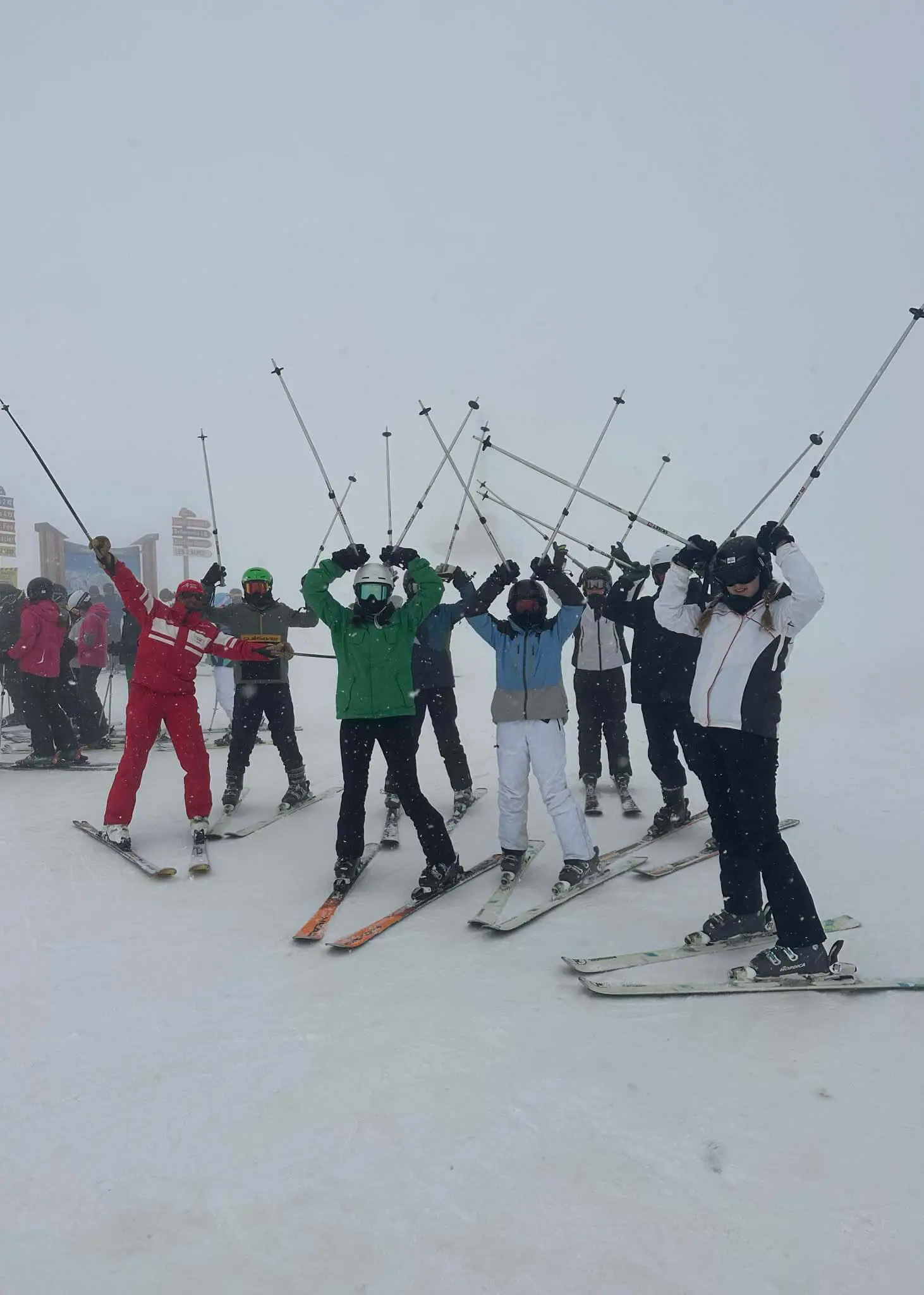 Senior pupils skiing in the Alps | Ibstock Place School, a private school near Richmond, Barnes, Putney, Kingston, and Wandsworth.