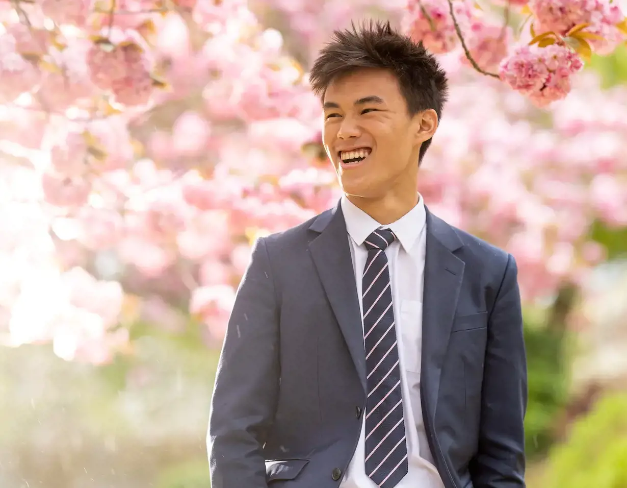 Portrait of Sixth form pupil at Ibstock Place School, a private school near Richmond, Barnes, Putney, Kingston, and Wandsworth.