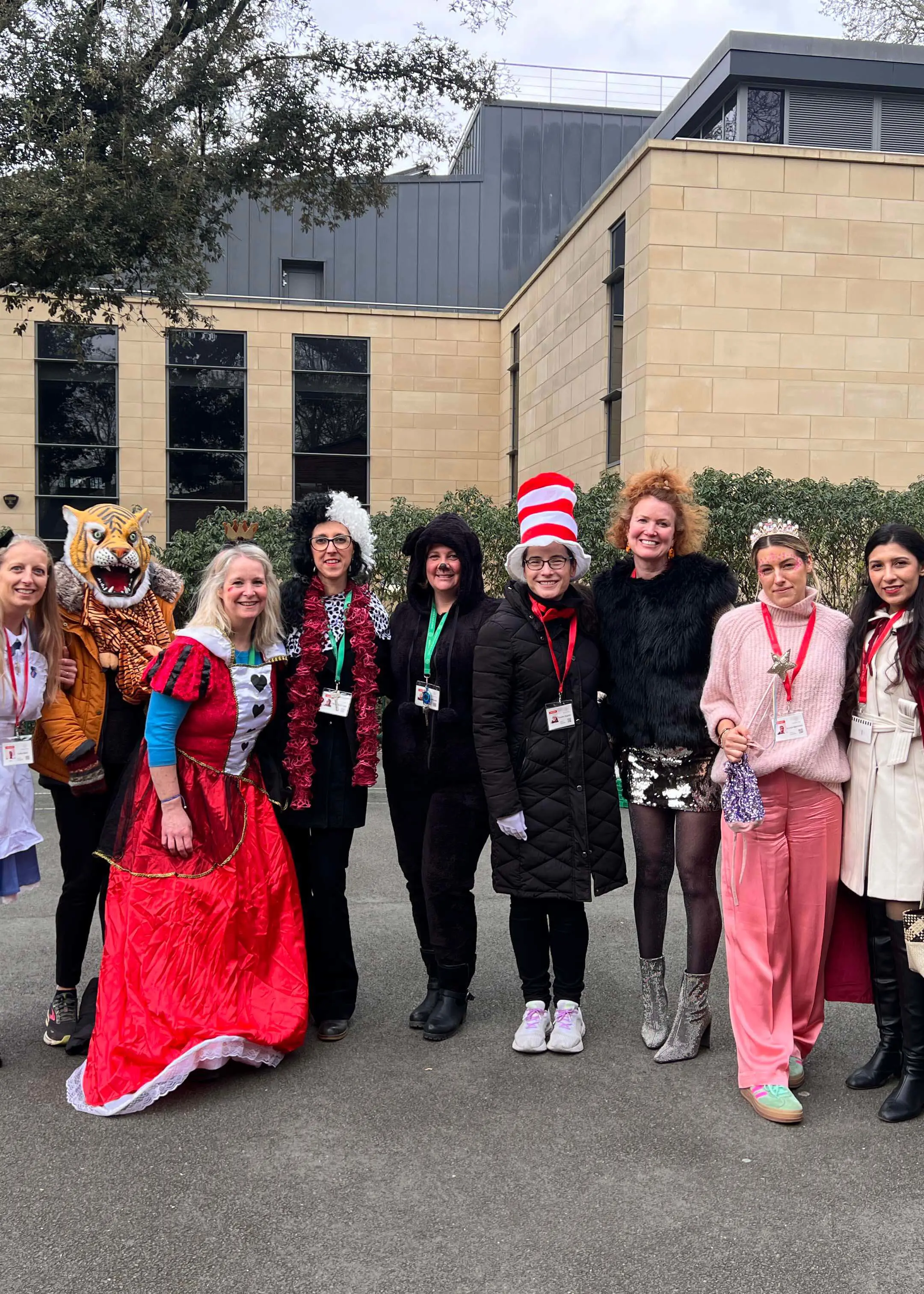 FIPS dressed up for world book day at Ibstock Place School, Roehampton, a private school near Richmond, Barnes, Putney, Kingston, & Wandsworth