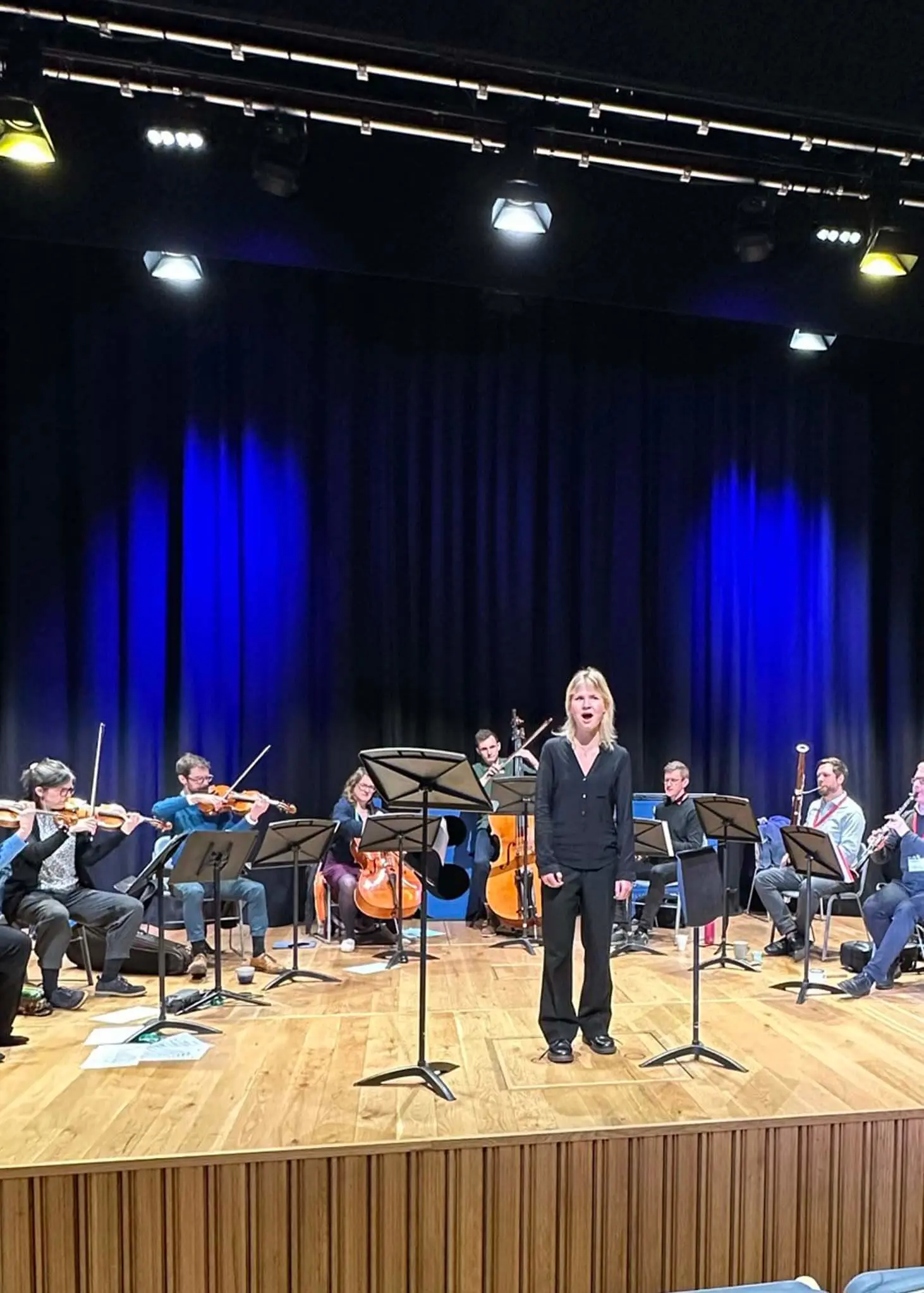 The music scholars playing music with our professional ensemble-in-residence ‘The Berkeley Ensemble' at Ibstock Place School, a private school near Richmond, Barnes, Putney, Kingston, and Wandsworth.