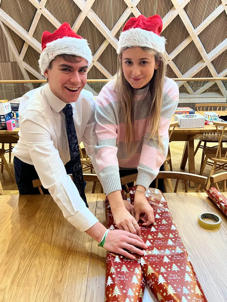 Christmas Giving 2023 - Students and families at Ibstock Place School, Roehampton, generously donated Christmas gifts.