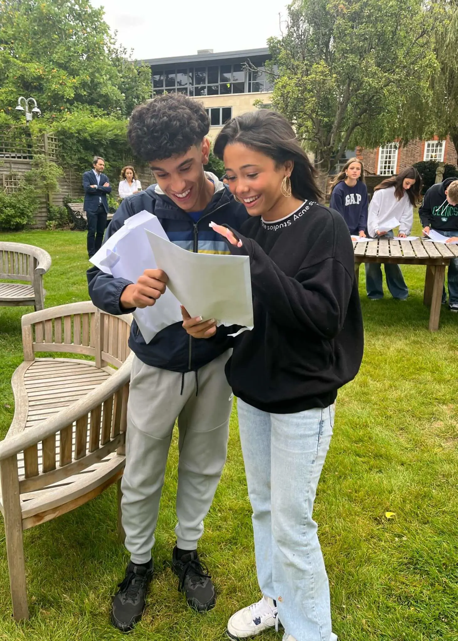 Senior 11 pupils received their GCSE results for 2024  at Ibstock Place School, Roehampton, Private School Near Richmond, Ba