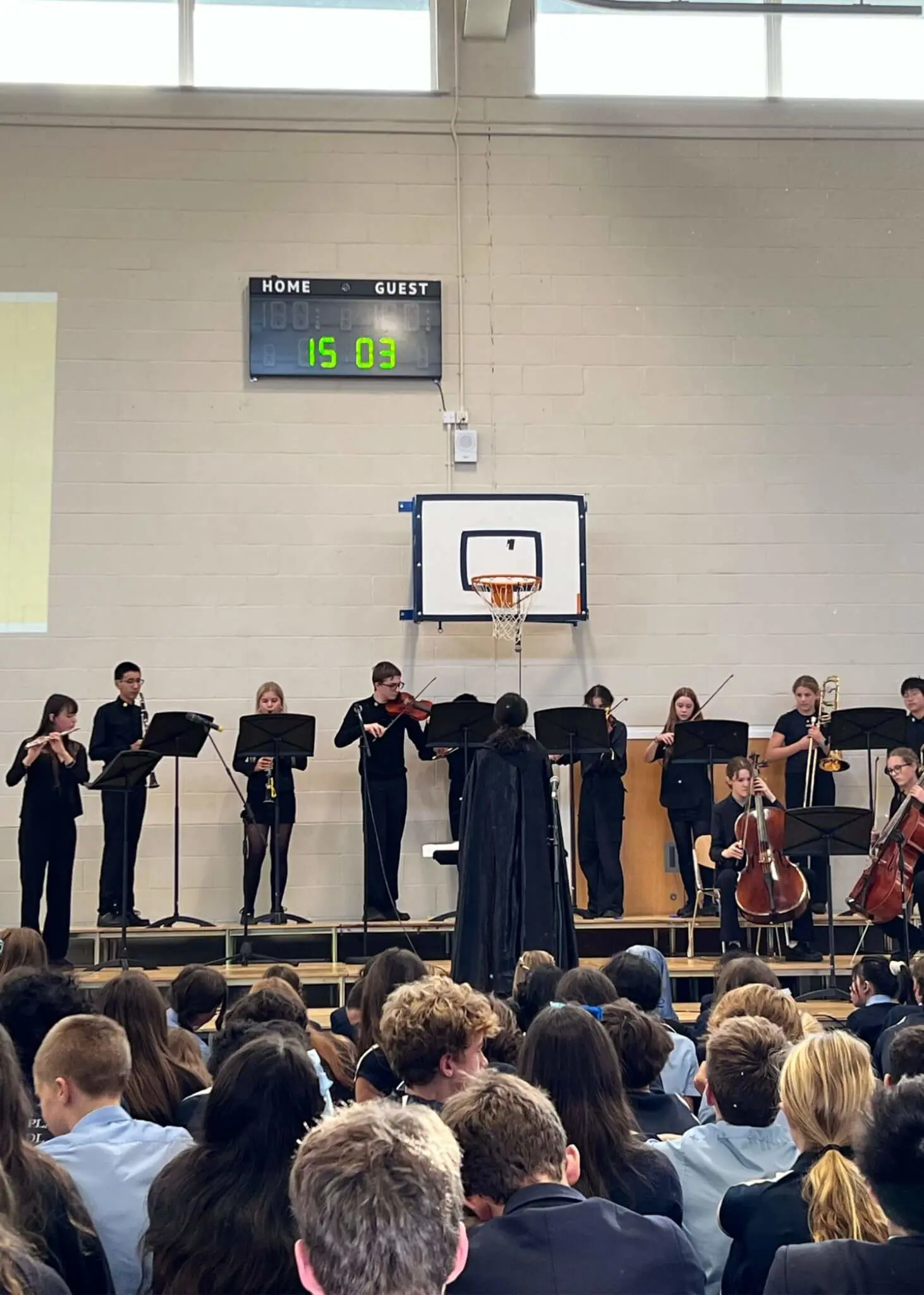 House music competition at Ibstock Place School, a private school near Richmond, Barnes, Putney, Kingston, and Wandsworth.