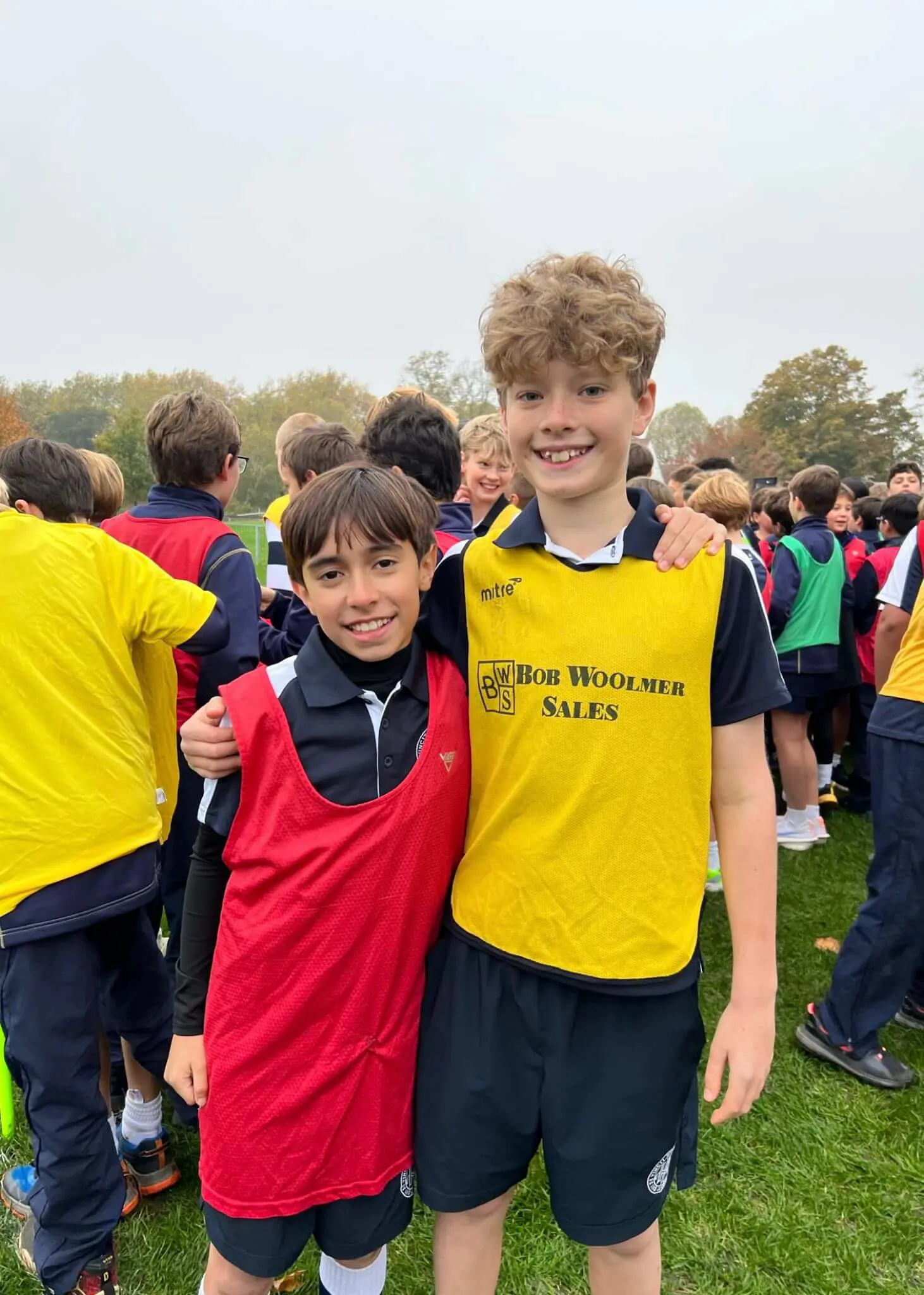 Pupils running for the House Cross Country at Ibstock Place School, Roehampton, Private School Near Richmond, Barnes, Wandsworth, Putney, Kingston.