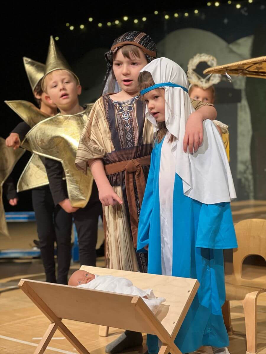 Ibstock Place School pupils performing in the Prep Nativity