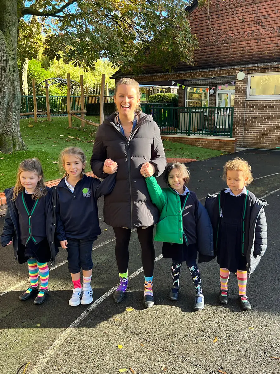 Odd Sock Day 2023 at Ibstock Place School, an independent school in Roehampton