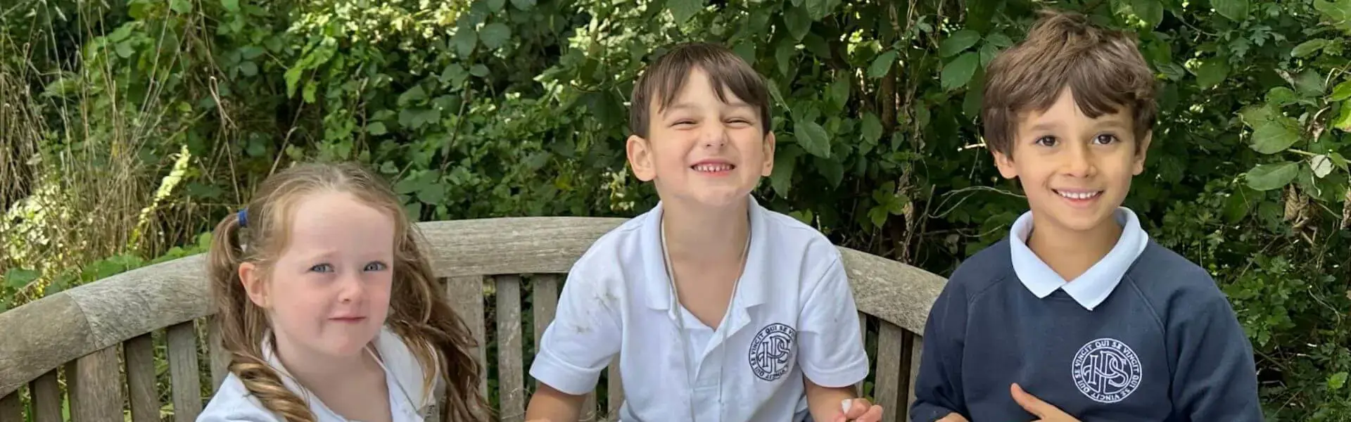 Pre-prep pupils playing with conkers, Ibstock Place School a private school near Richmond, Barnes, Putney, Kingston, and Wandsworth.