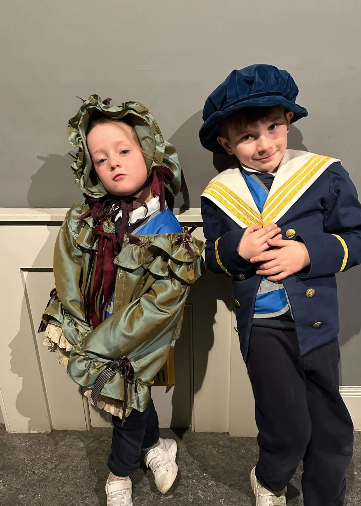 Prep 1 pupils playing dress up at the Gunnersbury Park Museum | Ibstock Place School, a private school near Richmond, Barnes, Putney, Kingston, and Wandsworth. 