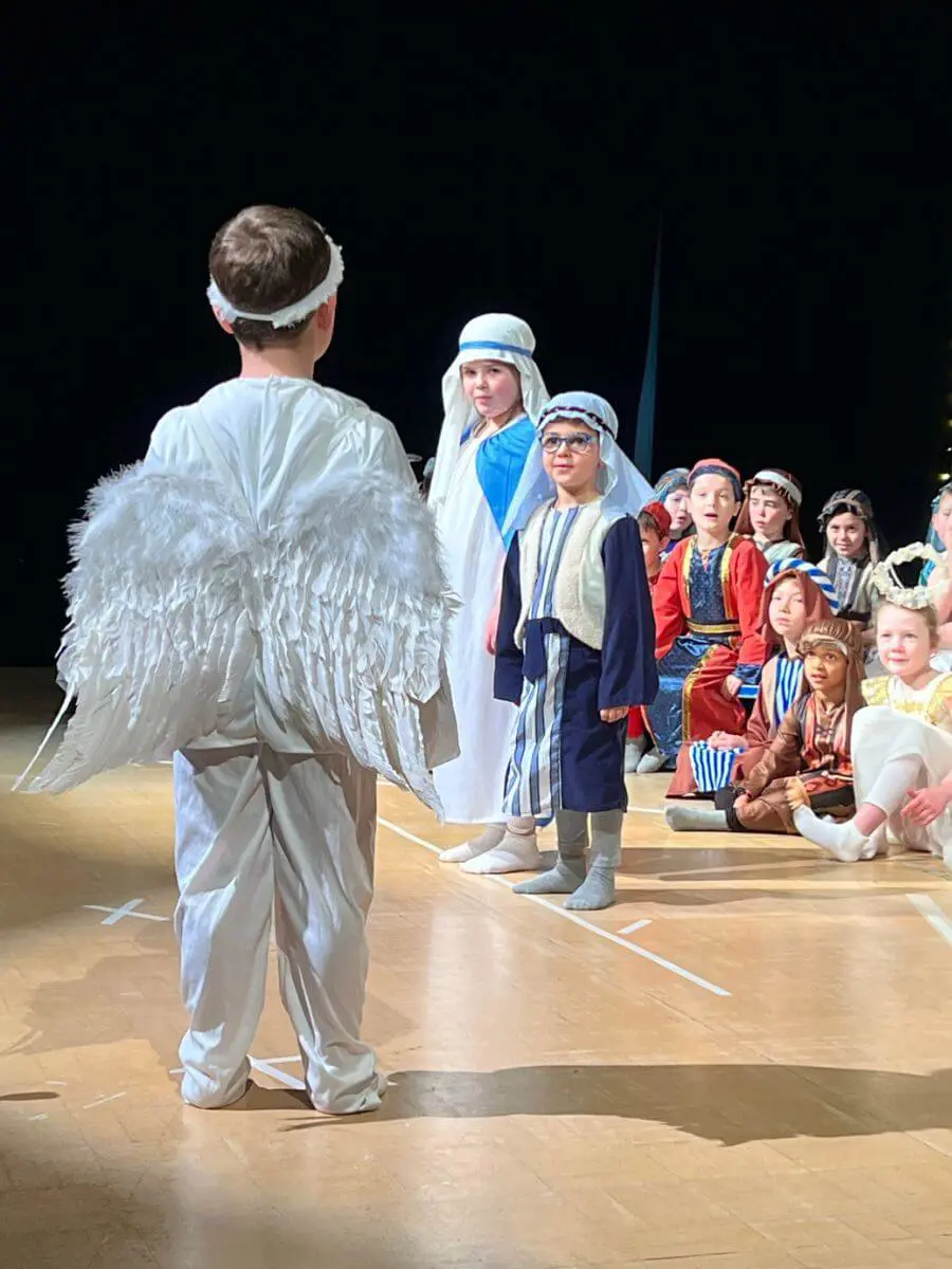 Prep Pupils performing in the Nativity