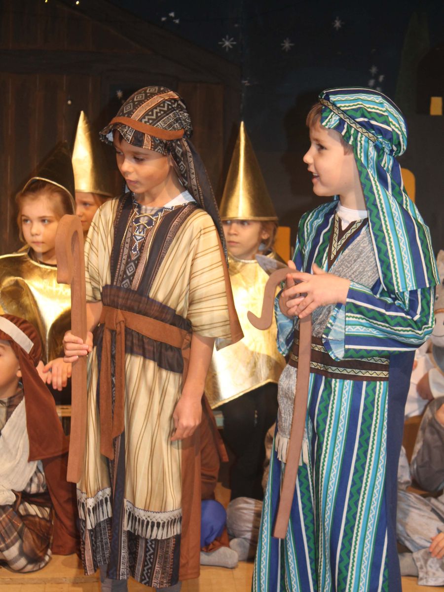 Prep Pupils performing in the Nativity