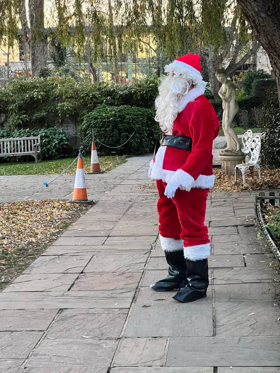 Prep Pupils visit from Santa and reindeer