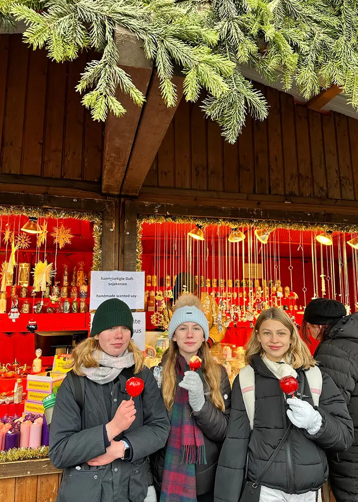 Senior 8 pupils studying German enjoyed a wonderfully festive trip to snowy Vienna.