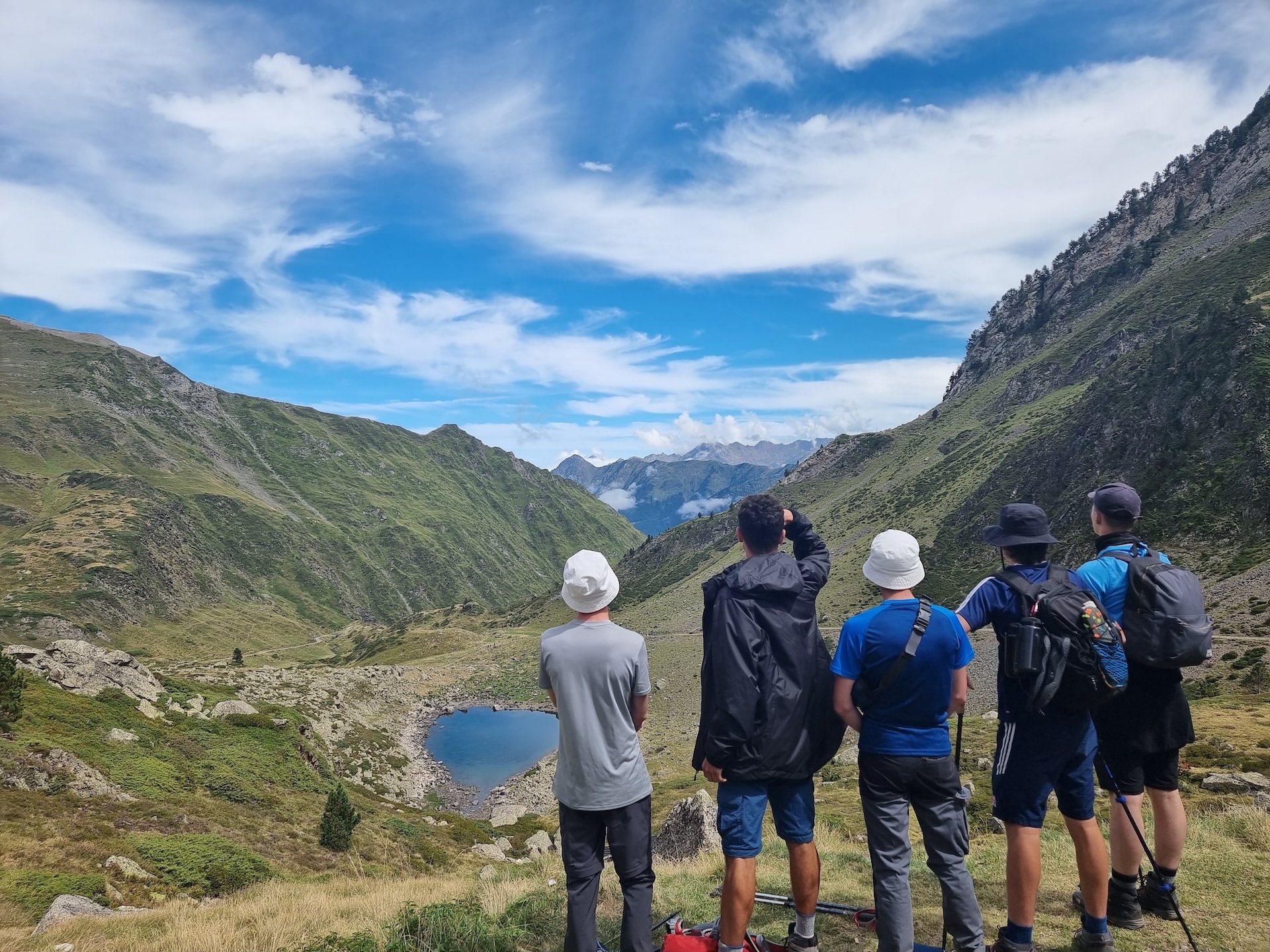 Senior pupils of Ibstock Place School, a private school near Richmond, Barnes, Putney, Kingston, and Wandsworth on an overseas trip. 