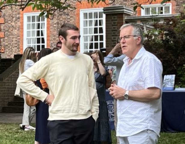 Alumni get together at Ibstock Place School, a private school near Richmond, Barnes, Putney, Kingston, and Wandsworth.