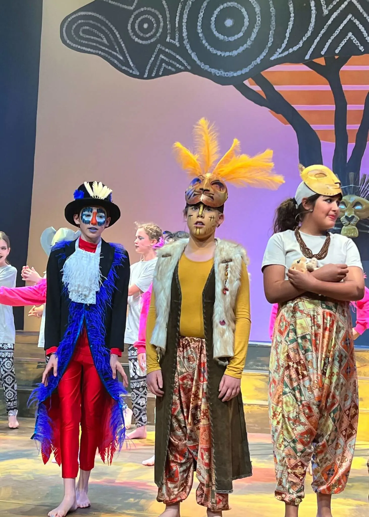 Prep 6 pupils performing The Lion King Jr| Ibstock Place School, Roehampton, Private School Near Richmond, Barnes, Putney, Kingston, & Wandsworth 