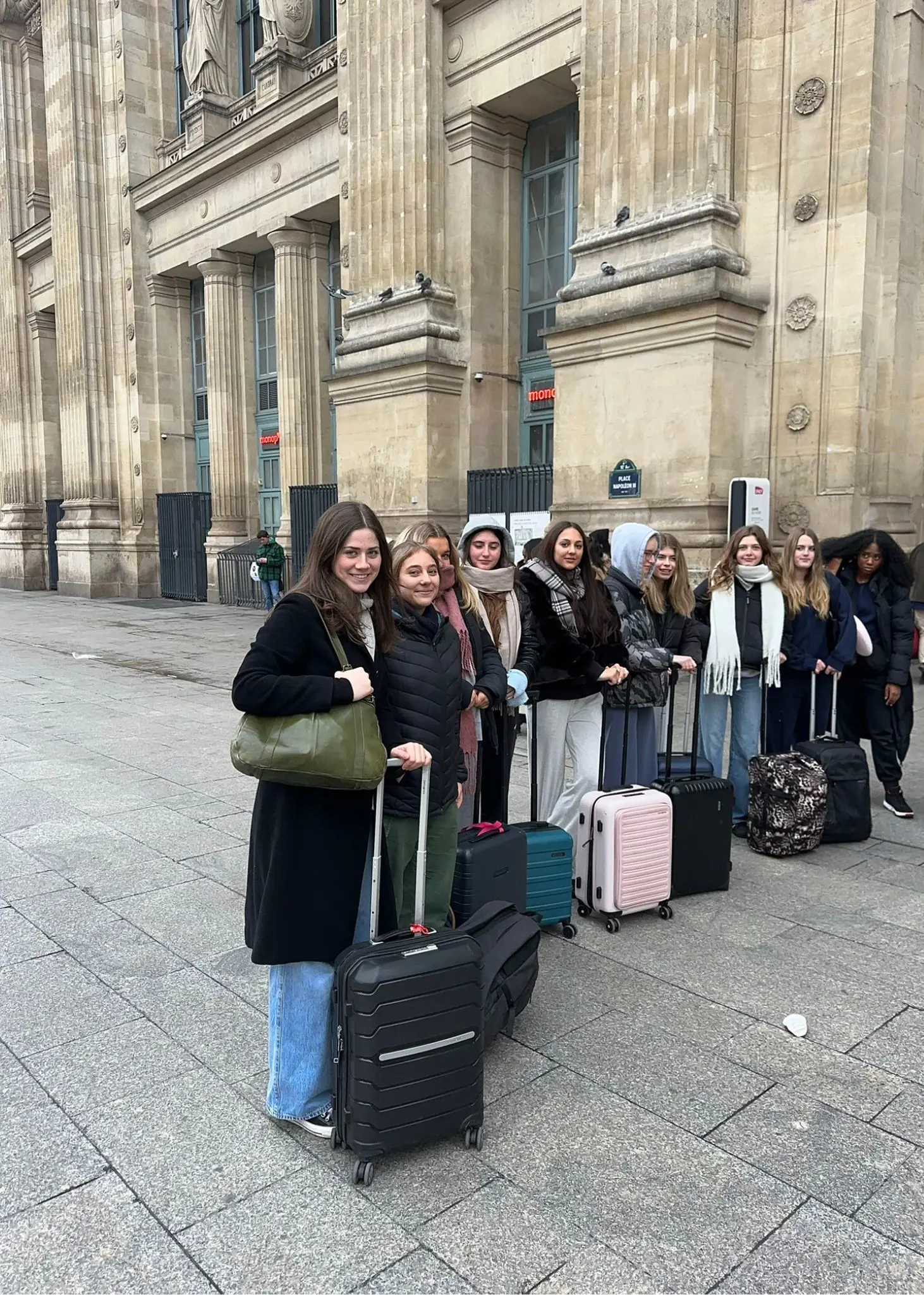 Sixth Form pupils in Paris having fun| Ibstock Place School, Roehampton, Private School Near Richmond, Barnes, Putney, Kingston, & Wandsworth 