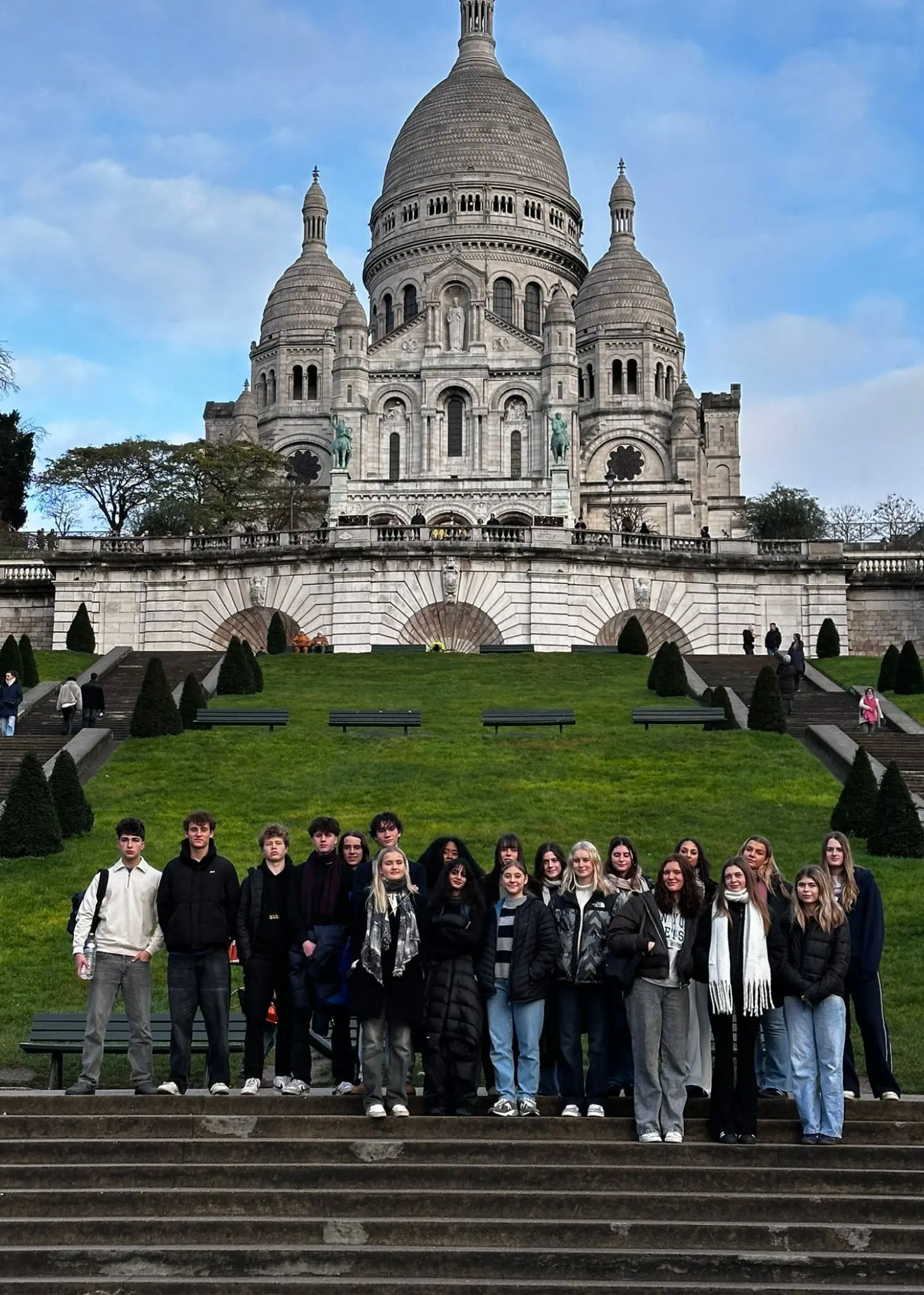 Sixth Form pupils in Paris having fun| Ibstock Place School, Roehampton, Private School Near Richmond, Barnes, Putney, Kingston, & Wandsworth 